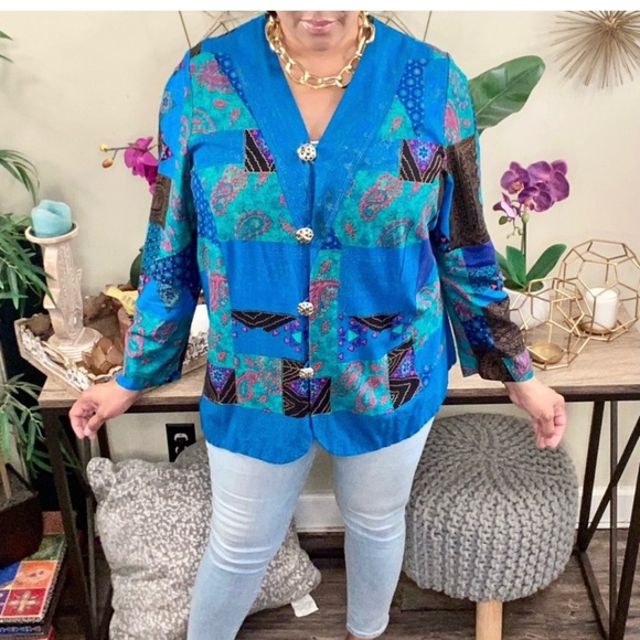 Vintage Multi Pattern Jacket - Picture 10 of 10